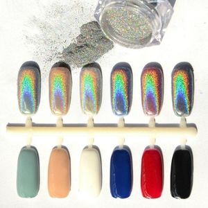 3 containers Holographic nail powder